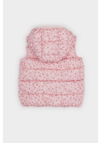 Kız Bebek Rüzgar Geçirmez Su Geçirmez Kapüşonlu Desenli Şişme Yelek E7355A525AU modelleri