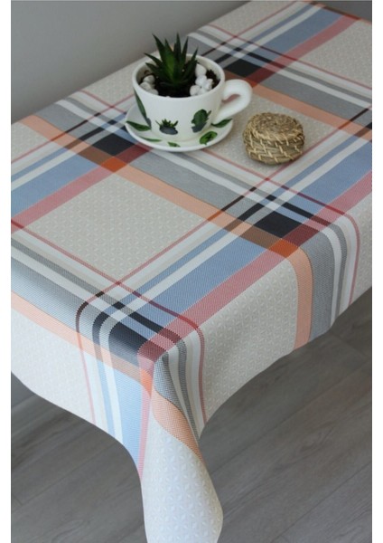 Astarlı, Silinebilir ve Leke Tutmaz Muşamba Masa Örtüsü, Beyaz