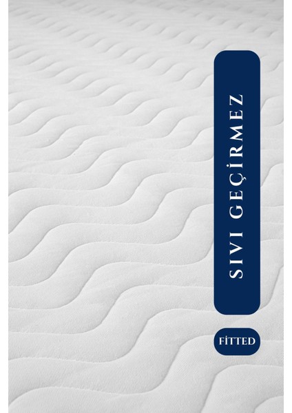 Full Kenarlı Sıvı Geçirmez Çift Kişilik Beyaz Yatak Koruyucu fiyatları