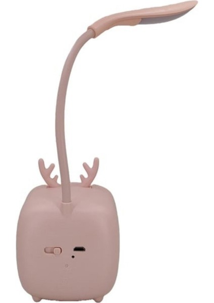 Şarjlı Kademeli LED Masa Lambası, Pembe, Akrobatik Tasarım indirimleri