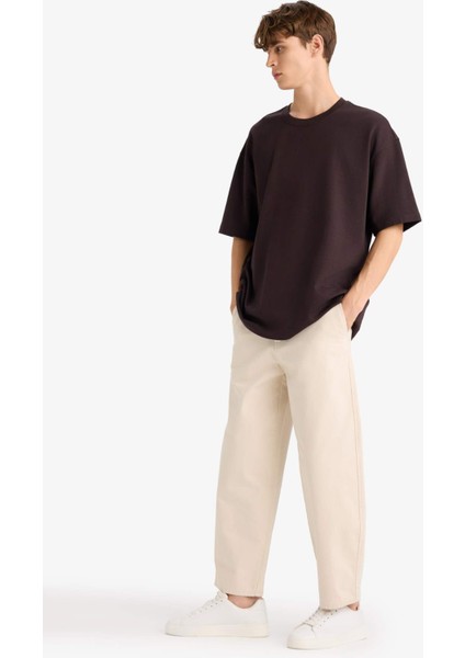 %100 Pamuk Tapered Wide Leg Fit Geniş Paça Jean Pantolon F8365AX25AU fiyatları