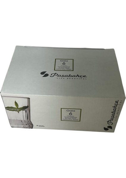 Gaia Kahve Yanı Bardak 6lı 110 cc