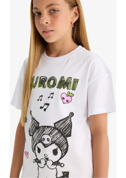 Kız Çocuk Hello Kitty Relax Fit Kısa Kollu Tişört F9725A825HS fırsatları