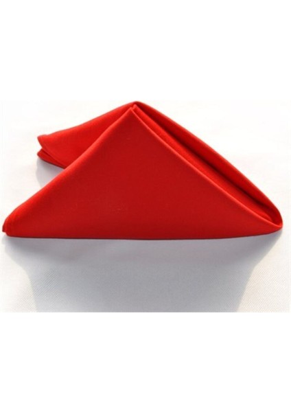 Kırmızı Kumaş Peçete Seti 4'lü 40X40 Cm, Şık ve Kullanışlı.