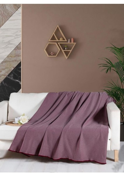 Bordo Renkli Geniş Koltuk Örtüsü, 170X230 Cm, Şık ve Koruyucu Tasarım