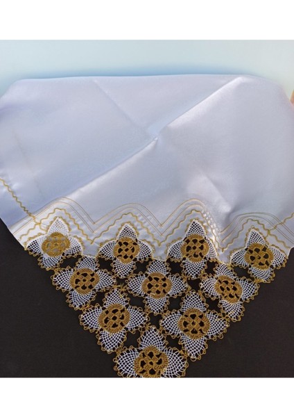 El Işi Iğne Oyası Bohça, 100X100 Cm, Şık ve Zarif Ev Dekoru Seçeneği