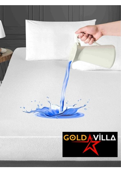 Su Geçirmez Tam Kenar Yatak Koruyucu, 160X200, Beyaz, Konforlu ve Hijyenik Kullanım