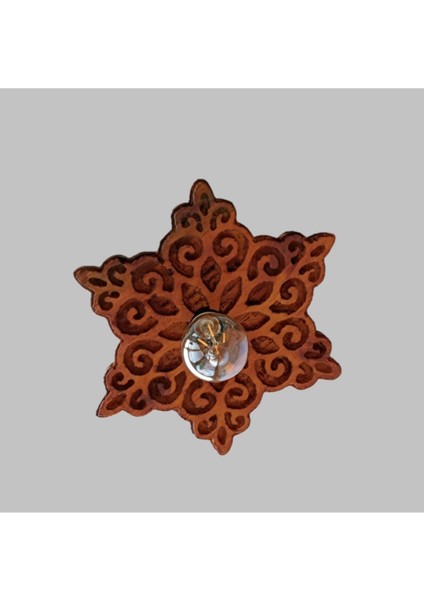 Kahverengi Ahşap Avize, Modern ve Şık Tasarım, Tekli Kullanım fiyatları