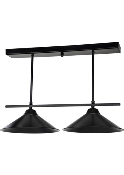 Şık Siyah 2'li Avize Takımı, Modern ve Zarif Aydınlatma Seçeneği fiyatları