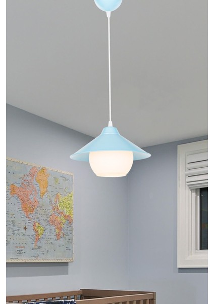 Mavi Ufo Tasarım Sarkıt Işıklandırma, Şık ve Modern Ev Dekoru Için Ideal Seçim modelleri