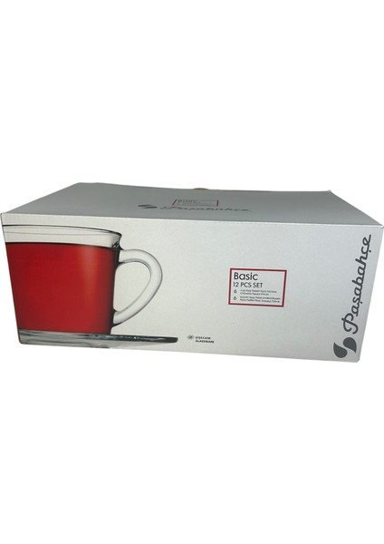 Basic Çay Fincan Seti 12 Parça 190 cc