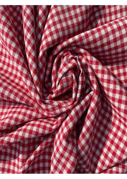 Kare Desenli Pamuk Masa Örtüsü, Sofra Bezi ve Piknik Örtüsü, Kırmızı Renk modelleri