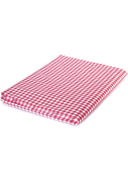 Kare Desenli Pamuk Masa Örtüsü, Sofra Bezi ve Piknik Örtüsü, Kırmızı Renk fırsatları