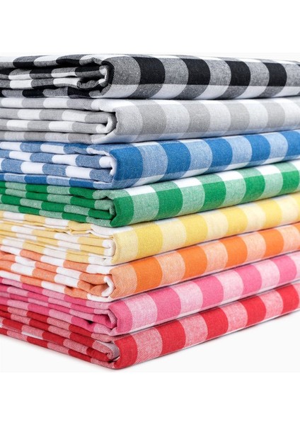 Pembe ve Beyaz Kareli Çok Amaçlı Masa Örtüsü, Şık ve Kullanışlı Tasarım indirimleri