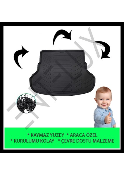 Renault Clio 2 Sedan 1.4 Fidji 2004 Uyumlu | Kokusuz Premium Bagaj Havuzu fırsatları