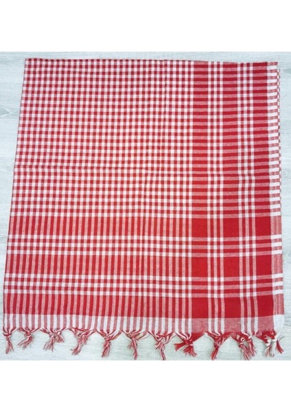 Kırmızı Çok Amaçlı Sofra Bezi ve Piknik Örtüsü 170X170 Büyük Boy