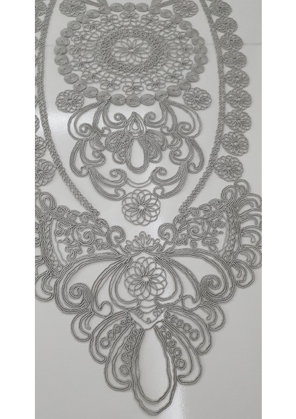 Papatya Desenli Anglez Kordon 3'lü Takım Gri Renk modelleri