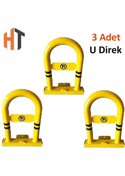 Park Demiri, Asma Kilit Sistemli Yatar U Direk 3'lü Set