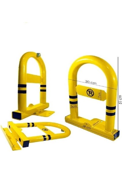 Park Demiri, Asma Kilit Sistemli Yatar U Direk 3'lü Set modelleri