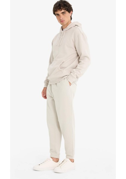 Regular Fit Beli Bağcıklı Cepli Paçası Lastikli Şardonlu Basic Düz Jogger Eşofman Altı E6326AX25AU modelleri