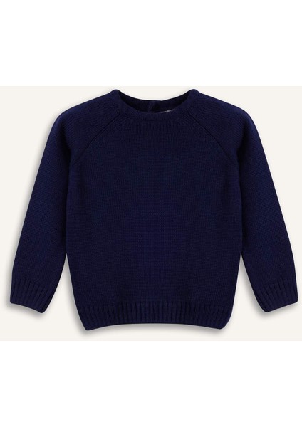 Erkek Bebek Bisiklet Yaka Triko Kazak F2408A525WN