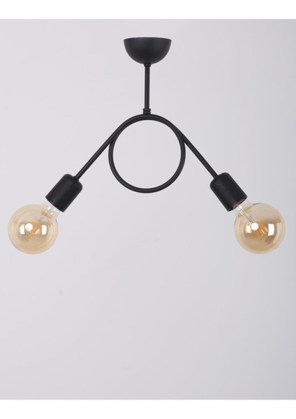 Modern Siyah Avize ile Şıklık ve Zarafet Evinizde