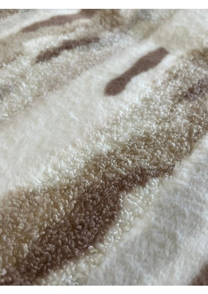 Kahverengi Peluş Tavşan Tüyü Yumuşak Koltuk Örtüsü 150X200, 3'lü Set