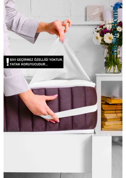 Yumuşak Kapitone Bebek Çocuk Yatak Koruyucu Ped 60X120, Beyaz fırsatları