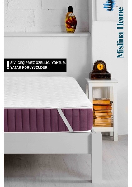 Yumuşak Kapitone Bebek Çocuk Yatak Koruyucu Ped 60X120, Beyaz indirimleri