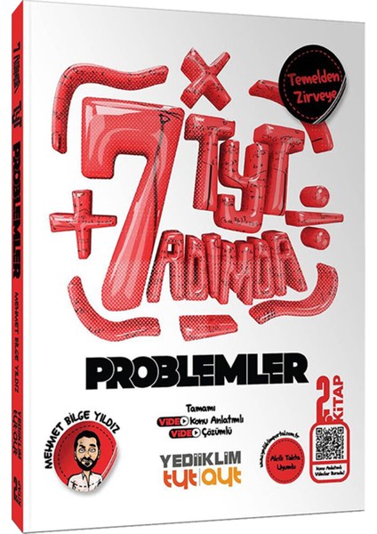 Tyt Yedi Adımda Temel Matematik Video Konu Anlatımlı Video Çözümlü Soru Bankası 1.2.ve3.kitap fırsatları