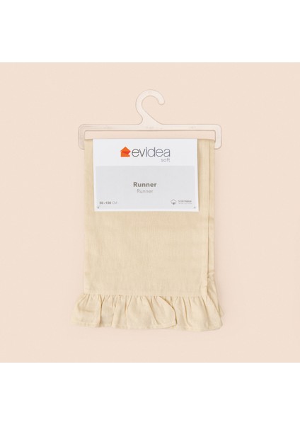 Soft Fancy Runner - Bej - 50X130 cm modelleri