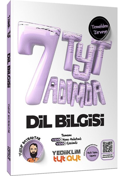 Ayt Yedi Adımda Temelden Zirveye Matematik Video Konu Anlatımlı-Video Çözümlü 1.2.kitap-Dil Bilgisi fiyatları