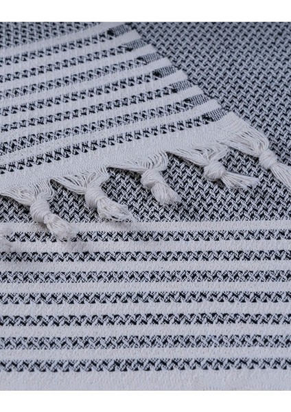 170X210 Pamuklu Çok Amaçlı Kaymaz ve Su Geçirmez Koltuk Örtüsü, Püsküllü, Yazlık, Gri modelleri