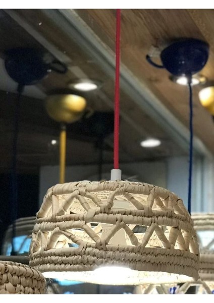 Sarı Hasır Tavan Aydınlatma, Şık ve Doğal Tasarım ile Ortamınıza Sıcaklık Katar. fiyatları