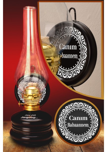 Nostaljik Gaz Lambası, Babaanneye Özel, Şık ve Sıcak Atmosfer Için Tasarım