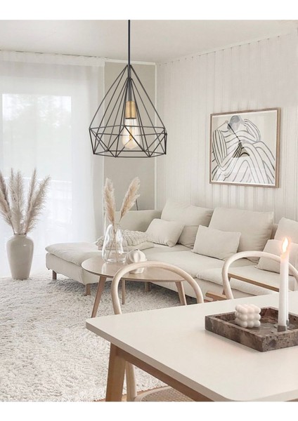 Şık Siyah Piramit Avize, Salon, Mutfak ve Antre Için Modern Aydınlatma fiyatları