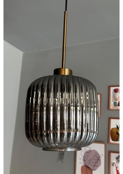 Cam Füme Sarkıt Avize, Retro Stil, Restoran ve Salon Aydınlatması fırsatları