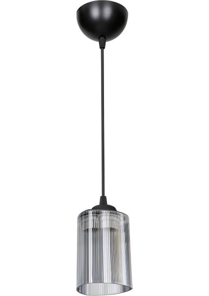 Füme Optik Sarkıt - Çift Ampul Görünümlü Cam, Şık ve Modern Aydınlatma Parçası modelleri