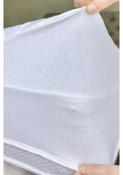 Yumuşak Kapitone Mikro Fitted Yatak Koruyucu, Su Geçirmez ve Yıkanabilir fırsatları