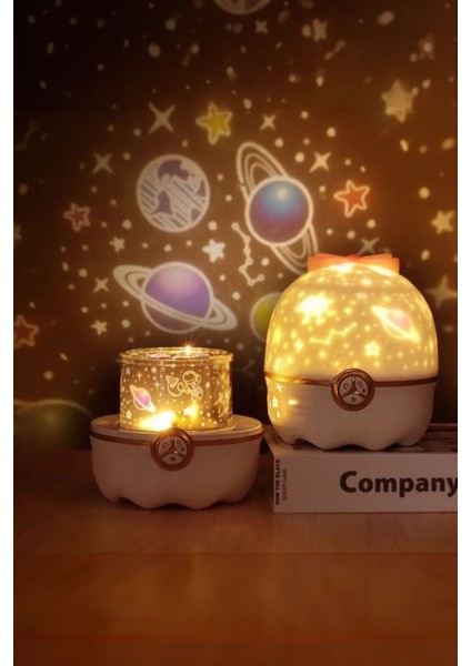 Renkli Desenli Projeksiyon Gece Lambası, Atmosferi Güzelleştirir fiyatları