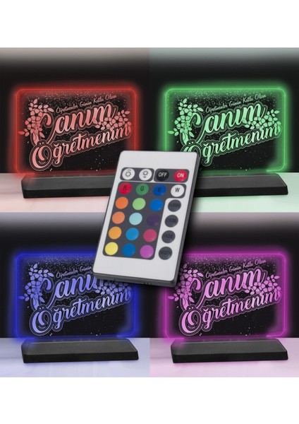 Öğretmenler Günü Için Sevimli LED Gece Lambası, Hediye Fırsatı