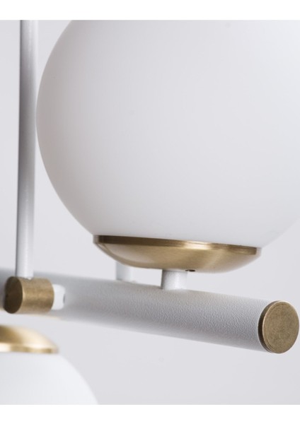 Şık Beyaz Eskitme Camlı Avize, Modern ve Zarif Aydınlatma Tasarımı fiyatları