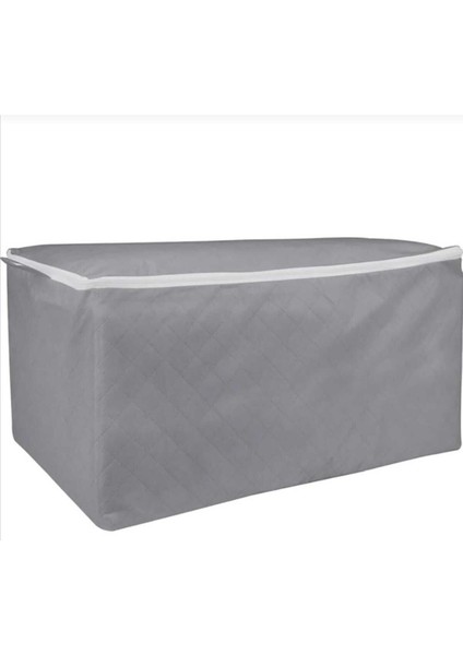 4 Adet Büyük Boy Gri Hurç, 100X50X50 Cm, Yorgan ve Baza Altı Depolama Seti modelleri
