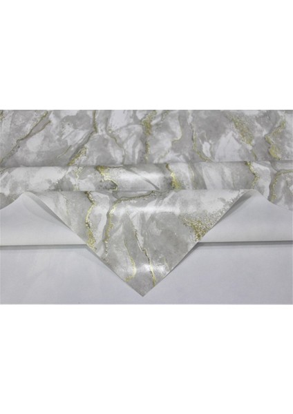 Elyaflı, Astarlı, Silinebilir, Pvc Muşamba Masa Örtüsü, Şık ve Kullanışlı Gri Renk fırsatları