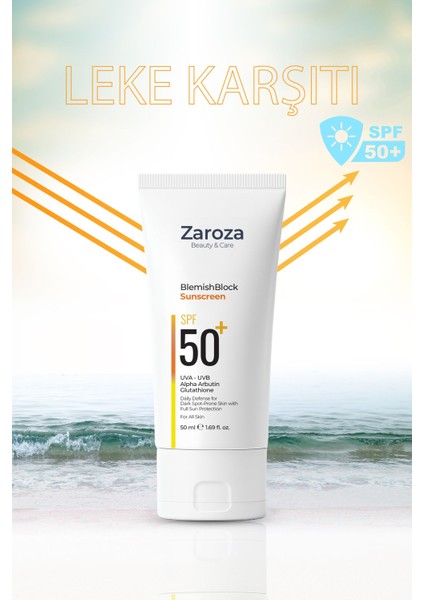 BlemishBlock Güneş Kremi SPF50+ Lekeli Ciltler İçin 50 ml Hafif Yapılı fiyatları