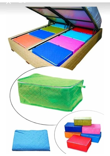 4 Adet Büyük Boy Gri Hurç, 100X50X50 Cm, Yorgan ve Baza Altı Depolama Seti indirimleri