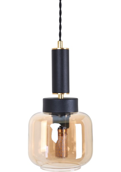 Şık Siyah Gold Bal Camlı Sarkıt Avize, Modern ve Zarif Tasarım modelleri