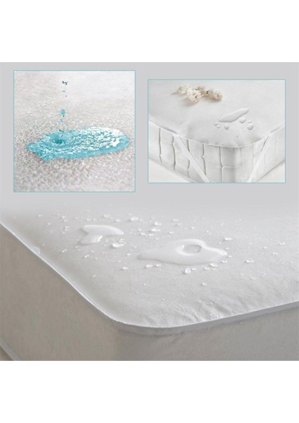 Gri Çocuk Yatak Koruyucu Örtüsü, Kan ve Idrar Geçirmez, Sıvı Geçirmez, Konforlu