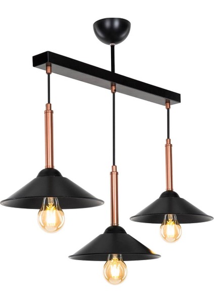 Modern 3’lü Sıralı Siyah Avize, Şık ve Zarif Aydınlatma Seçeneği modelleri