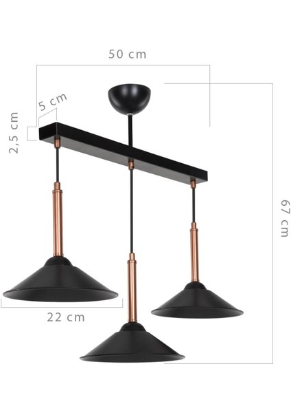 Modern 3’lü Sıralı Siyah Avize, Şık ve Zarif Aydınlatma Seçeneği fırsatları